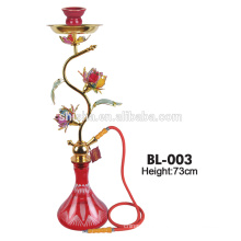 new design elegant flower decoration shisha amy deluxe hookah